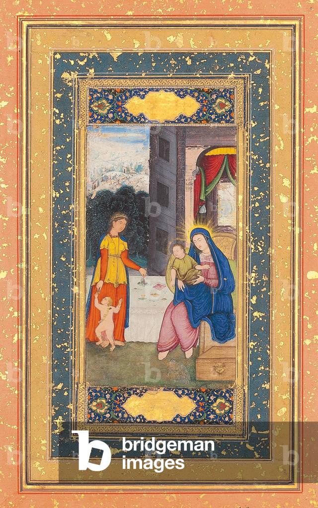 christian mughal art